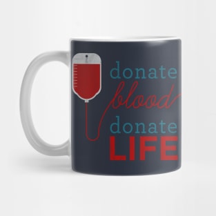 Donate blood - donor badge - blood donation Mug
